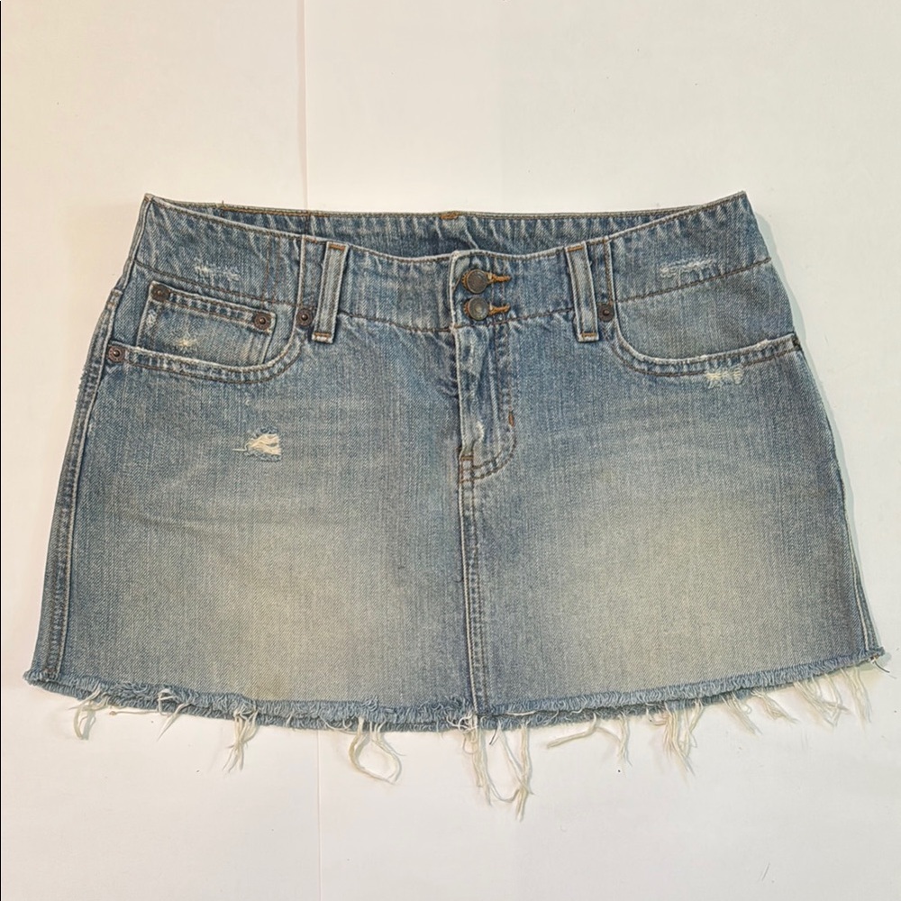 Denim Mini Skirt